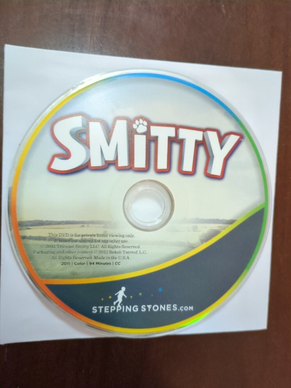 Smitty (DVD, 2012) Peter Fonda, Mira Sorvino, Brandon Tyler Russell disc only